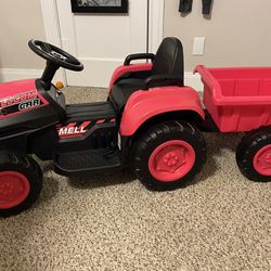 Pink Kids Tractor