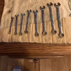 Craftsman USA Wrenches (8) 5”16 To 3”4th