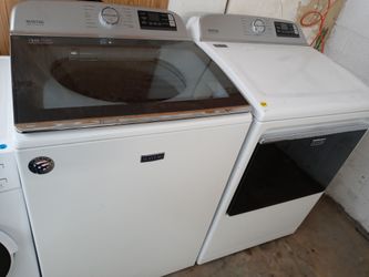 Maytag large capacity top load washer and dryer set - Free delivery