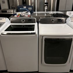Samsung Top Load Washer and Dryer Set