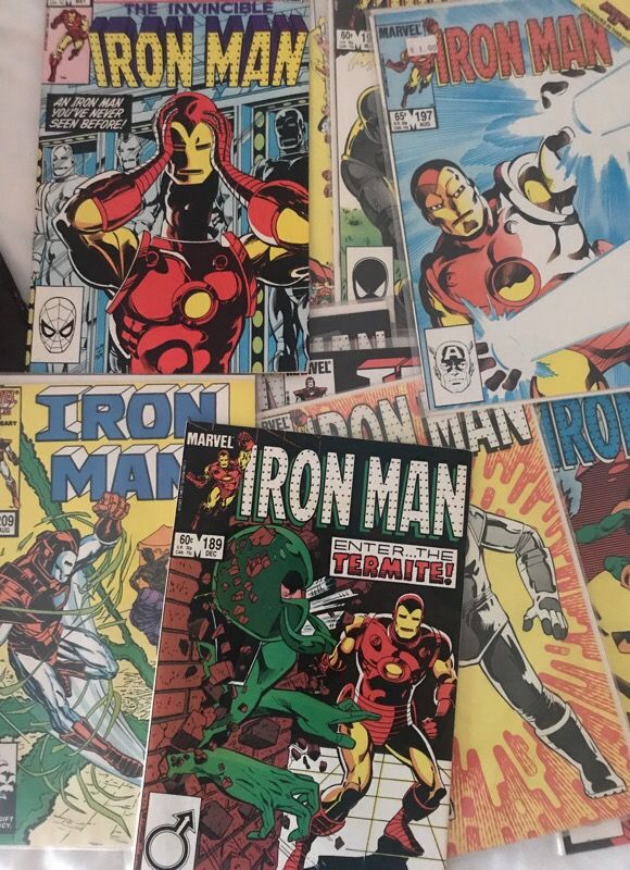 Collection of 15 Iron Man Comics 80s Marvel