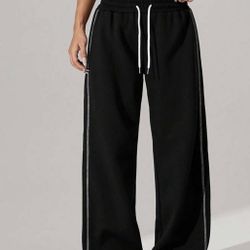 SHEIN Black Wide Leg Pants