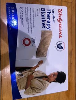 Walgreens Fast-Heat Plush Therapy Blanket