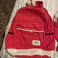 Three Piece Backpack, Satchel/purse And Makeup  Purse