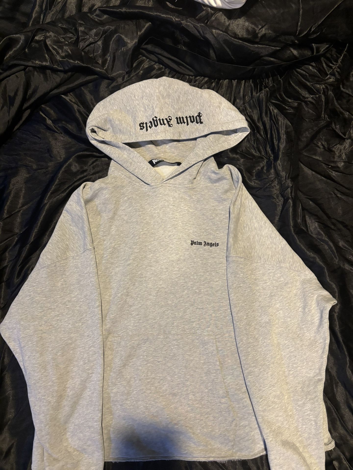 PALM ANGELS EMBROIDERED LOGO HOODIE (VERIFIED AUTHENTIC)
