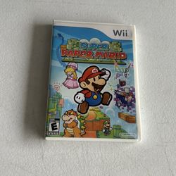 Nintendo Wii Super Paper Mario game