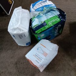 Free Mostly Large Adult Briefs Diapers 