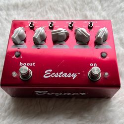Bogner Ecstasy Red Overdrive/Boost guitar effects pedal