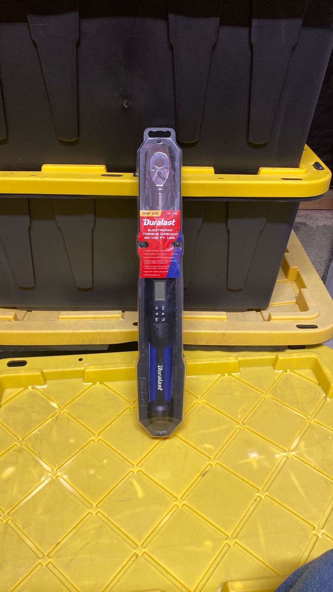 Duralast 3/8 Electronic Torque Wrench 20-100 Ft LBS