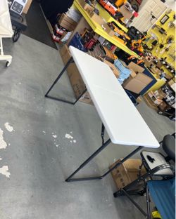 4ft Folding Table with Adjustable Legs