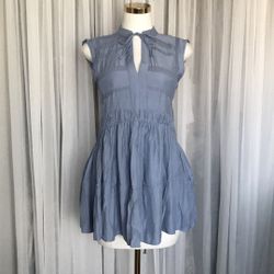 Front Tie Boho Short Dress Size S