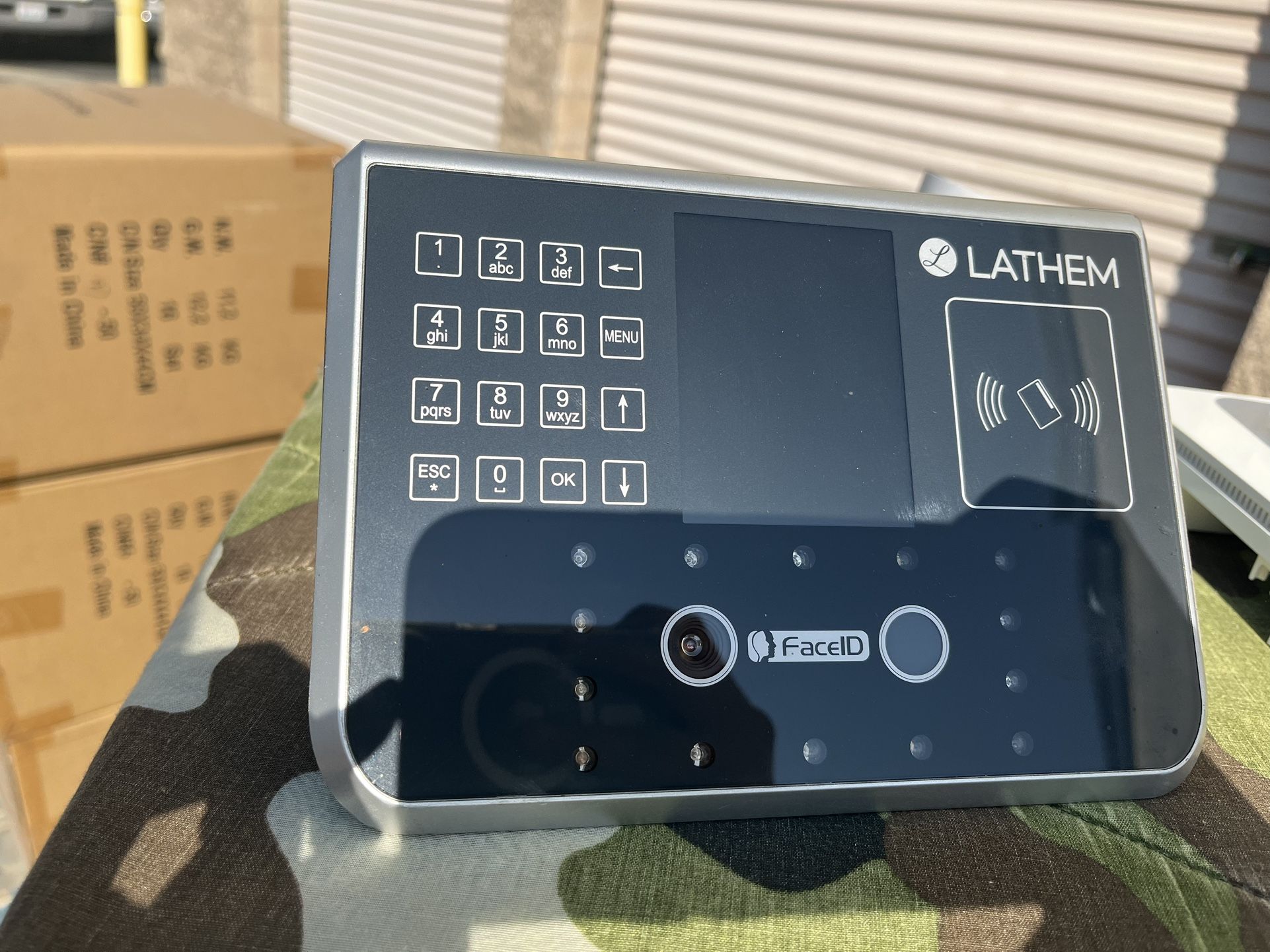 Lathem FR700 FACEIN FACRial Recognition Employee FR700-KIT Power time clock iT-5