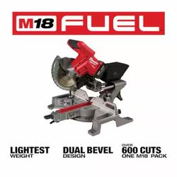 Milwaukee M18 Dual Bevel Sliding Miter Saw (Tools Only)