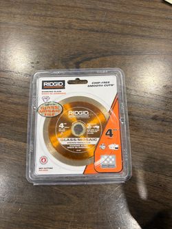 RIDGID 4" Diamond Blade for Glass/Mosaic Tile