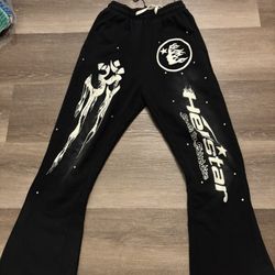 Black Hellstar Flared Sweats