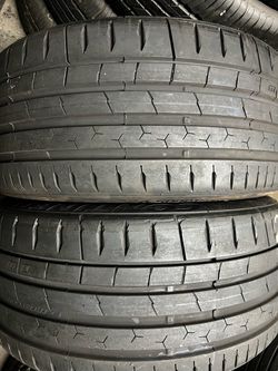Tengo estas 2 llantas 255/35ZR19 96Y CONTINENTAL EXTREME DE CONTACT SPORT 02 año 4124