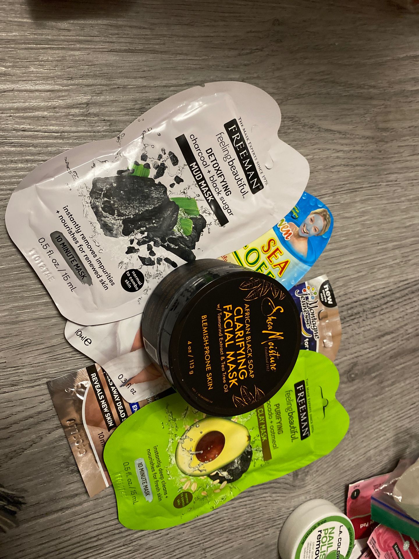 African Black Soap Clarifying Mud Mask, Face Masks, Cleansing Bar - 6 pc