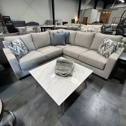 2pc Gray Sectional