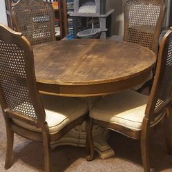 Antique French Table And Chairs