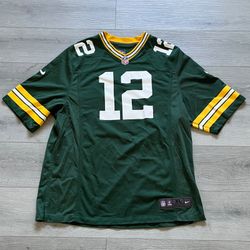 GREEN BAY PACKERS AARON RODGERS NFL FOOTBALL SPORTS JERSEY MENS XL GREEN