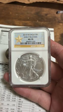 2014-W American Silver Eagle NGC MS70 Early Releases