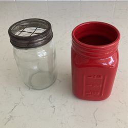 Two Jar Flower Vases