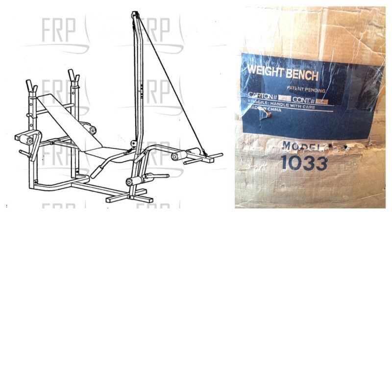 Weider Ultramax 1033 Home Gym and Weight Bench-Model 1033-Open Box
