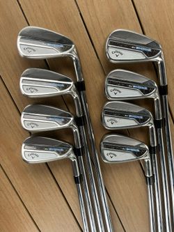 Callaway PARADYM Ai, Smoke(2024) Iron Set,5-PW,GW,AW(8 Irons) Upgraded Stiff Flex 💰 $545. OBO 