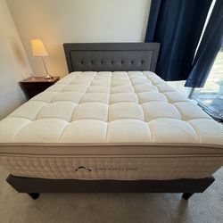 Queen Bed Frame & Mattress