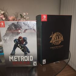 Metroid Dread special edition & The Legend of zelda tears of the kingdom collector's edition