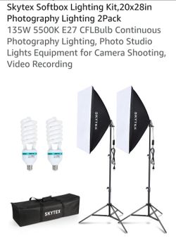 Skytex Softbox Photography Lighting Kit 2-Pack