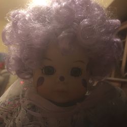 Porcelain Clown Doll 