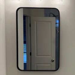 Black Metal Mirror - 40” x 30” - $100