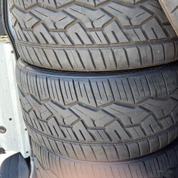 4 Used Tires   2/  315/30/22.  275/35/22