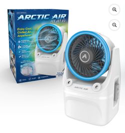 Arctic Air Ice Jet X3 Air Cooler, 3 Speed Portable Cooler with LED, Lightweight & Compact Space Cooler