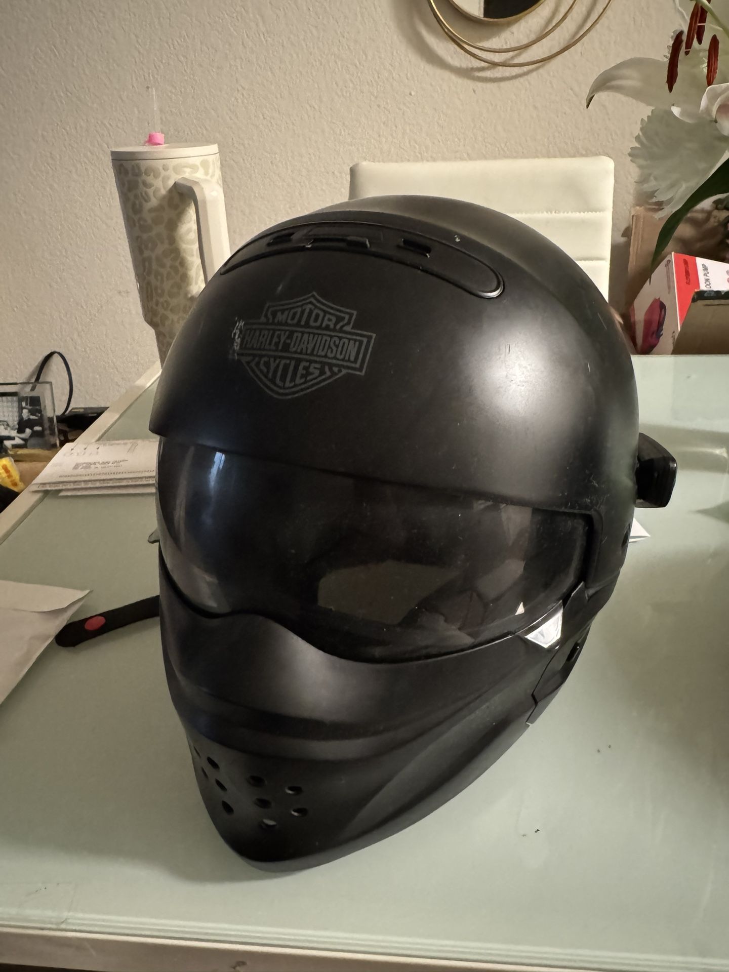 Motorcycle Helmet With Bluetooth System