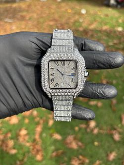 Bustdown Moissanite Watches