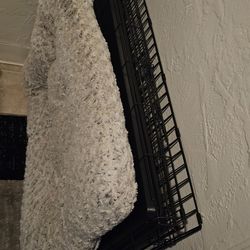 dog crate with bed