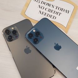Apple IPhone 12 Pro Unlocked For All Carriers  - 90 Days Warranty - $1 Down - NO CREDIT Needed
