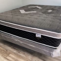 Ck Oasis Thermal Comfort Europillow Top 12inch Mattress!!