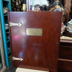 Vintage Bombay Company Book Box – Faux Book Storage Box – Library Decor Keepsake Box