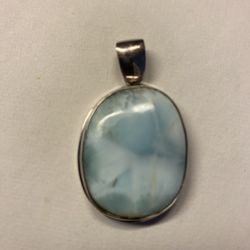 Larimar 1 1/2” Pendant