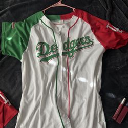 Dodgers Mexico Jersey Size M