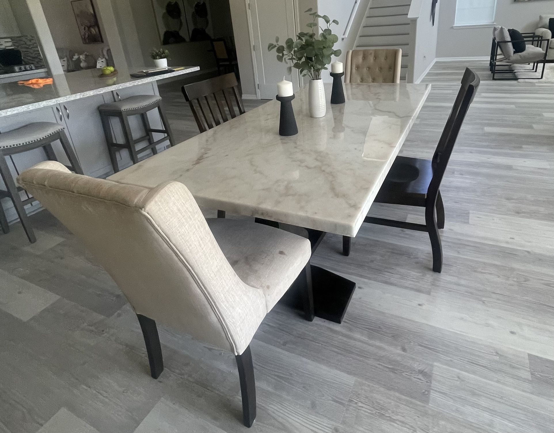 Exotic Marble Table From Europe
