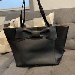 Kate Spade Black Purse With Bow