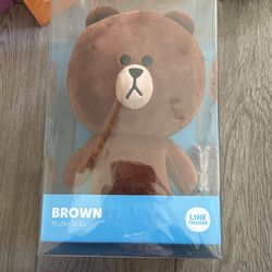 Line Friends Plush Doll Brown