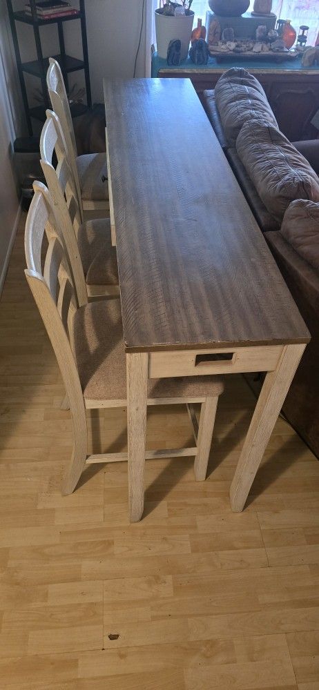 Bar Table With Stools
