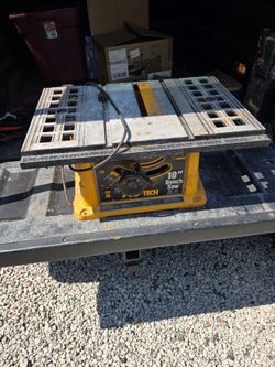 Pro Tech portable 10 in. Bench Saw