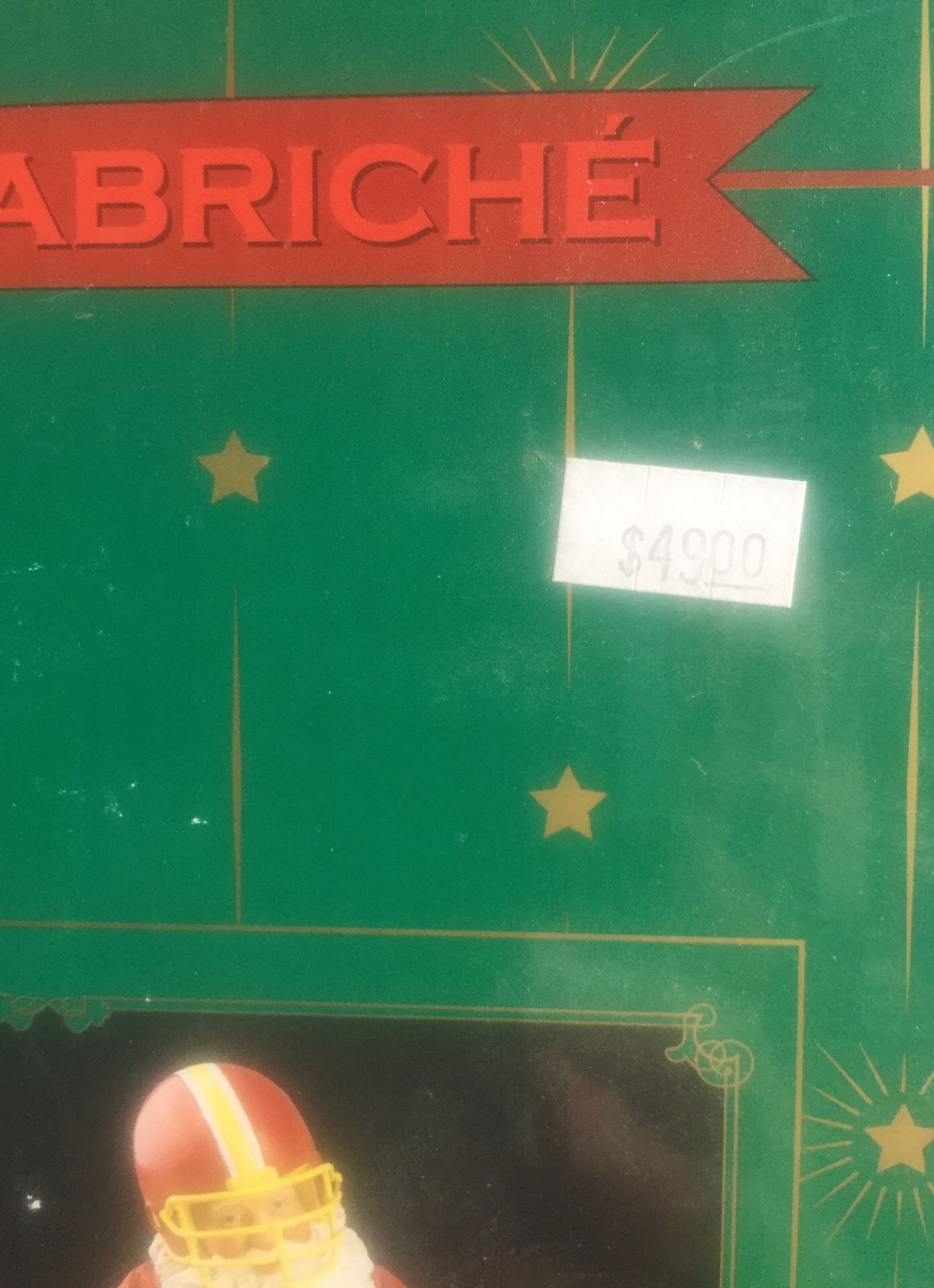 Santa soccer collectible