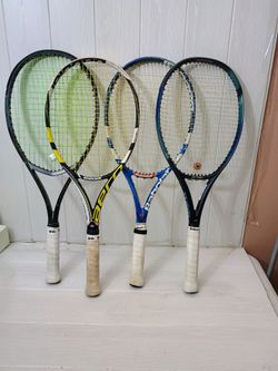 4 Tennis Racquet's Babolat x 2  Yonex Wilson All for$100